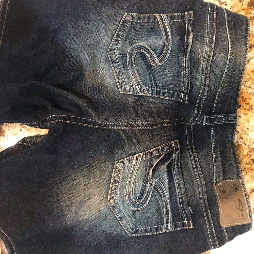 Silver jeans company Suki shorts